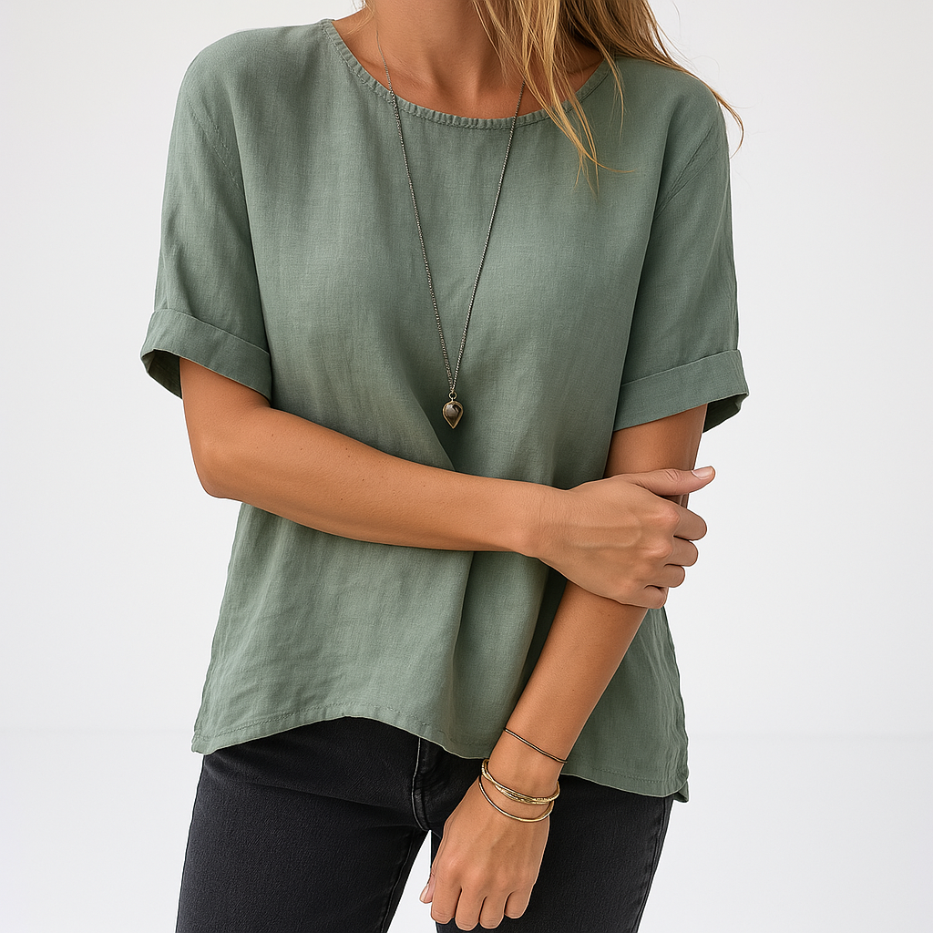Relaxed Linen Blouse | Minimalist and Breezy
