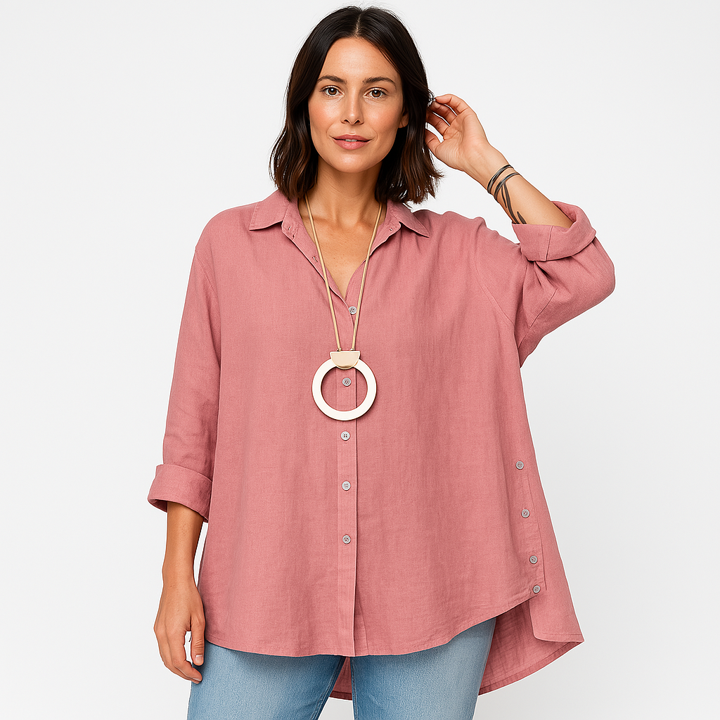 Linen Shirt | Oversized Fit | Breathable and Effortlessly Chic