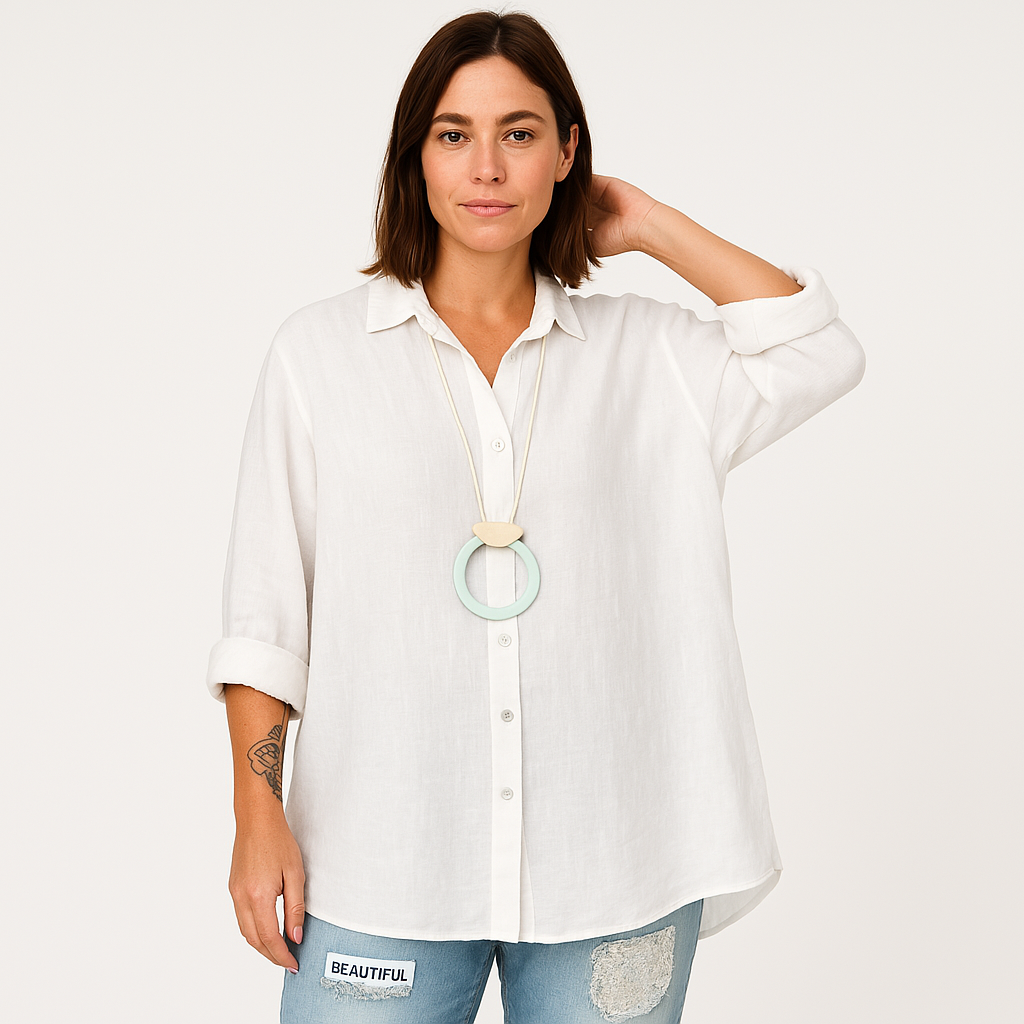 Linen Shirt | Oversized Fit | Breathable and Effortlessly Chic