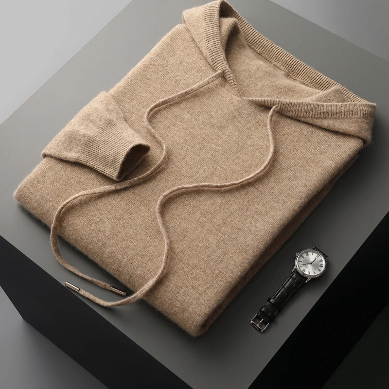 Luxury Knit Hoodie | Wool Blend | Soft & Minimalist