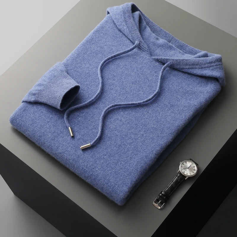 Luxury Knit Hoodie | Wool Blend | Soft & Minimalist