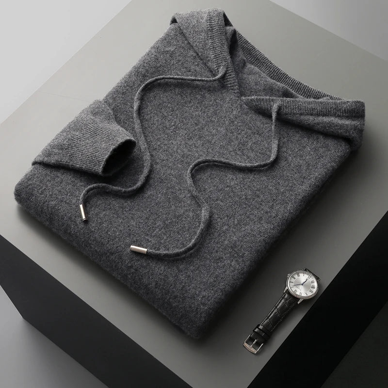 Luxury Knit Hoodie | Wool Blend | Soft & Minimalist