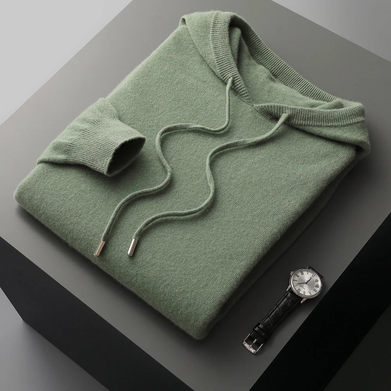Luxury Knit Hoodie | Wool Blend | Soft & Minimalist